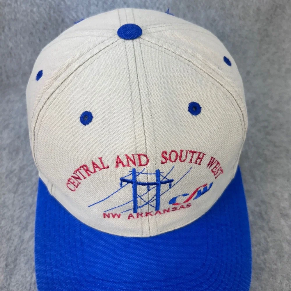 Central South West NW Arkansas Mens Khaki Outdoor Cap Hat Utility OSFM